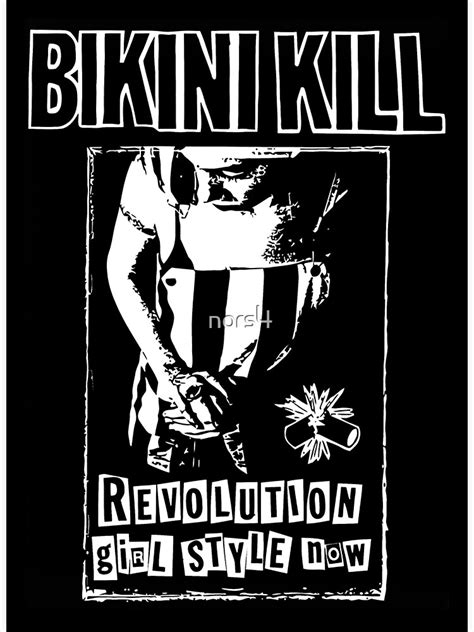 Bikini Kill Band Original Is An American Punk Rock Band Sticker For Sale By Nors Redbubble