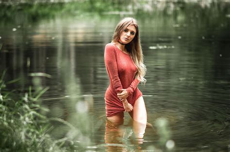 Women In Wet Dresses