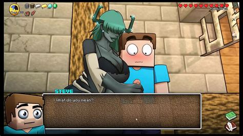 Hornycraft Minecraft Parody Hentai Game Pornplay Ep37 巨大な看守は、私が彼女の顔に射精