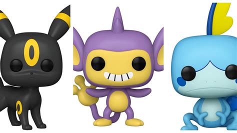 New Pokemon Funko Pops Umbreon Aipom And Sobble