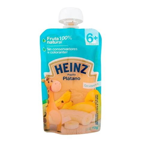 Papilla Heinz etapa 2 plátano 113 g Walmart