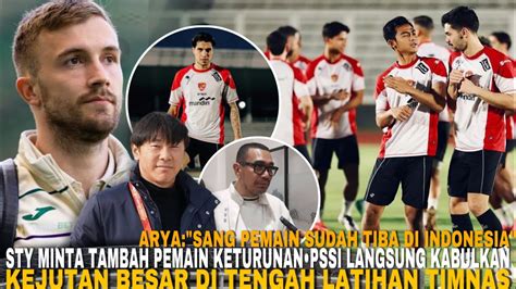 KABAR SUPER MENGEJUTKAN TIMNAS DAPAT AMUNISI TAMBAHANPSSI PASTIKAN