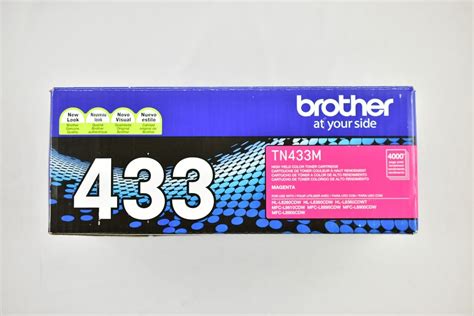 Brother TN433M High Yield Magenta Toner Cartridge Genuine NO RETAIL BOX