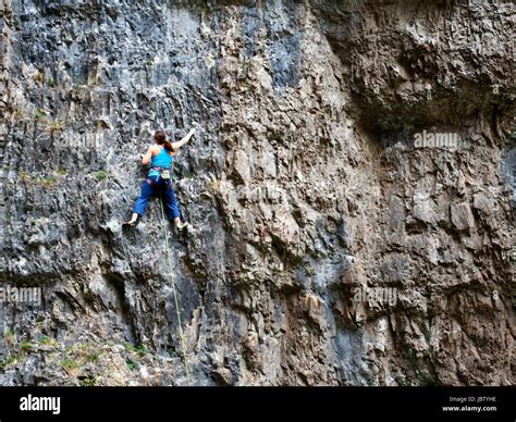 Rock Climbing At Malham Hi Res Stock Photography And Images Alamy