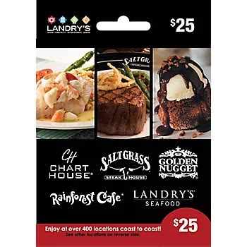 $25 Landry's Gift Card | BJ's Wholesale Club