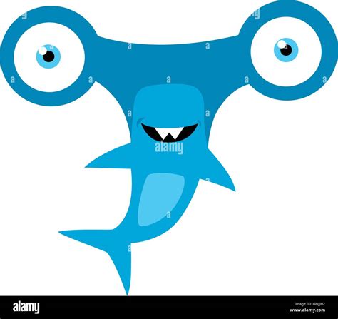 Hammerhead Shark Mascot Stock Vector Image Art Alamy