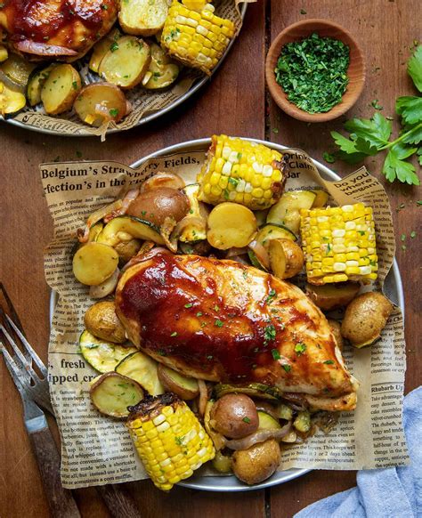 Bbq Chicken Sheet Pan Meal I Am Homesteader