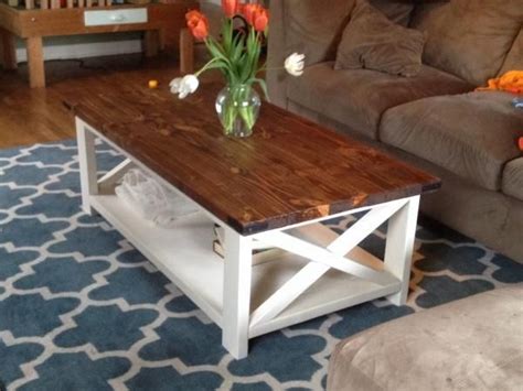 Enchanting X Coffee Table And Two Tone Coffee Table Farmhouse Style X