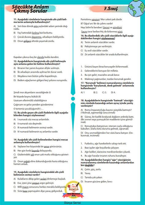 S N F T Rk E S Zc Kte Anlam Test Pdf