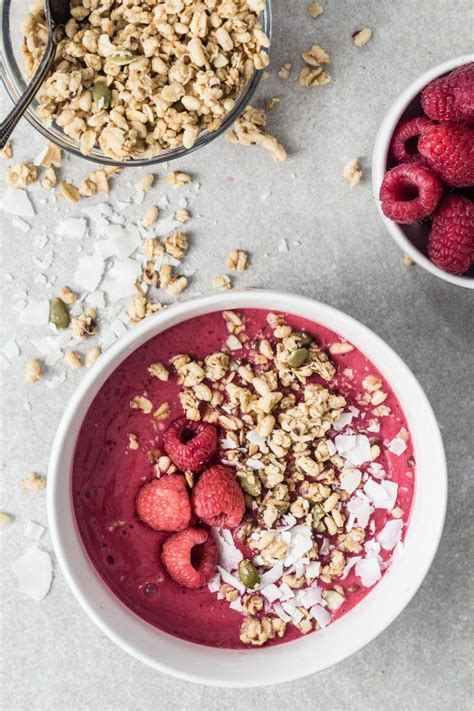 Raspberry Smoothie Bowl Eat Good Life