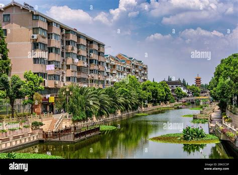Fengjing, Shanghai / China - July 28, 2015: Fengjing Ancient Town, old ...