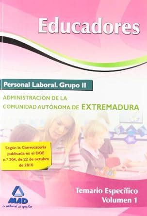 Educadores Personal Laboral Grupo Ii De La Administraci N De La