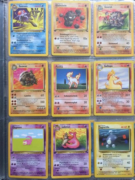 Nintendo Creatures GAMEFREAK Pokémon Trading card 139 der ersten