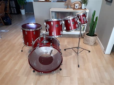 Tama Royalstar 5 Piece Drumkit 1980s Wine Red Reverb