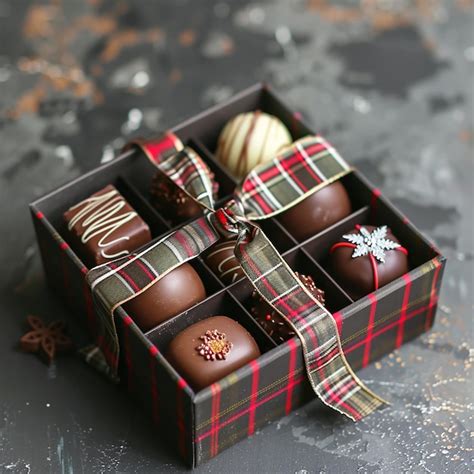 Premium Photo Imagine Handcrafted Chocolates Box