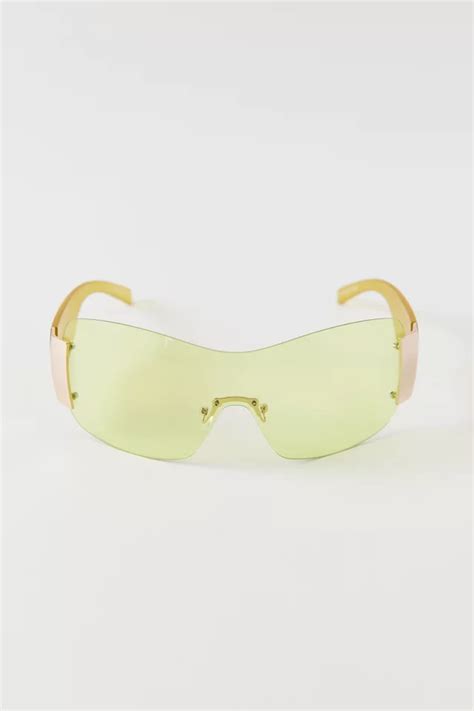 Tinsley Oversized Shield Sunglasses Urban Outfitters Canada