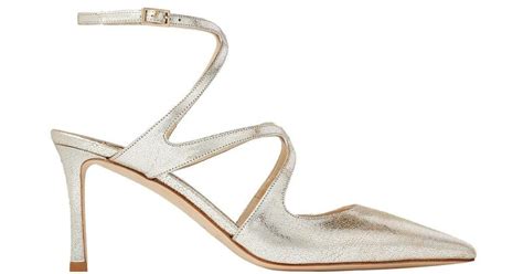 Jimmy Choo Azia Pumps In Metallic Lyst