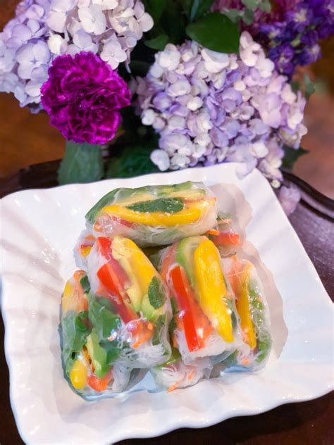 Mango Spring Rolls