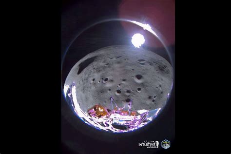 Odysseus Moon Lander Transmits Footage From Its Touchdown Spot Inter