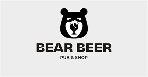 Bear Beer Logo, Graphic Templates - Envato Elements