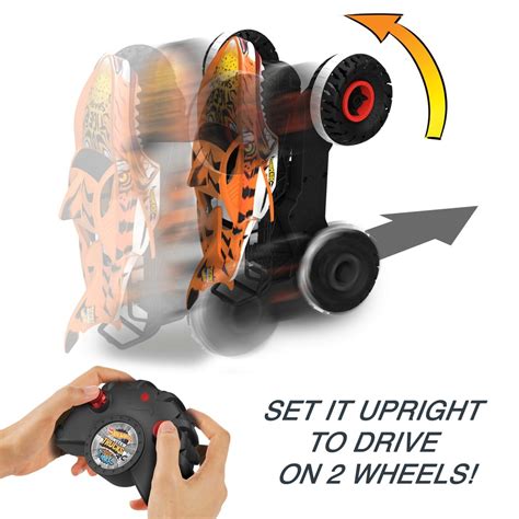 Hot Wheels Monster Trucks Remote Control Unstoppable Tiger Shark Smyths Toys Uk