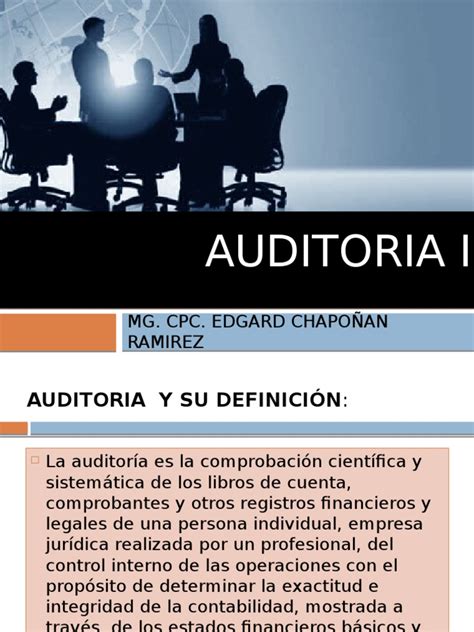 PDF AUDITORIA I TEORIA Pptx DOKUMEN TIPS