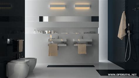 Modern Urban Bathroom Interior