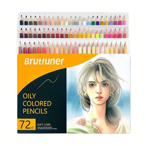 Brutfuner Couleurs Bois Ton De Peau Crayons De Couleur Noyau Souple