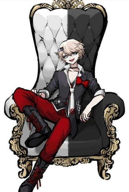 A Drawing Of A Person Sitting On A Chair With Red Pants And Black Top Hat