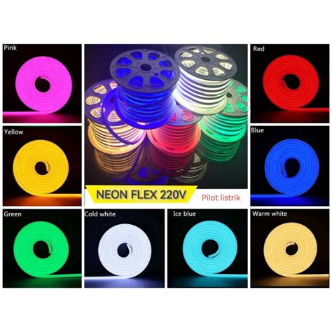 Jual Paket Lampu Neon Flex V M M M M M Meter Led Selang