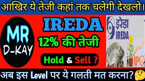 IREDA IPO IREDA IPO Hold Or Sel IREDA IPO Listing 2nd Day Strategy