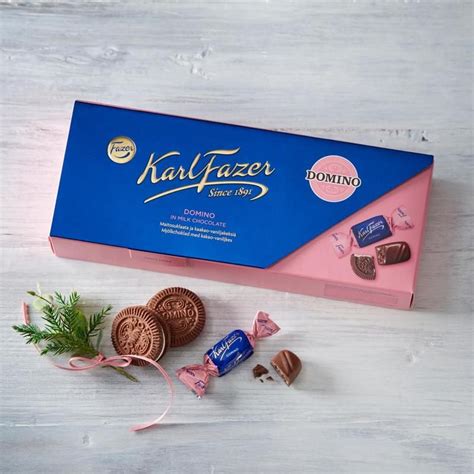 Шоколадные конфеты Karl Fazer с печеньем и крошкой ванили 270 г арт ...