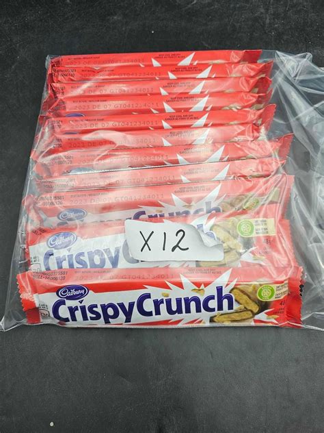 Cadbury Crispy Crunch Chocolate Bars 12 X 48g