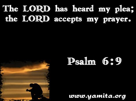 Christian Wallpaper The Lord Has Heard My Plea