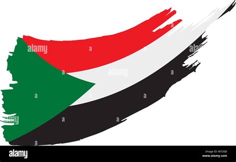 Sudan Flag Vector Illustration Stock Vector Image And Art Alamy