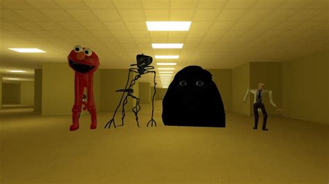 Nextbots In The Backrooms Garry S Mod Sandbox Youtube