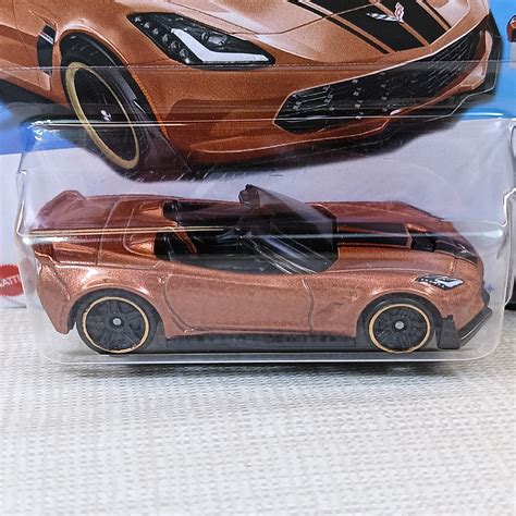 Hot Wheels Corvette C Z Convertible Bronze Collectible Model Car Miniature Gift Item For Car