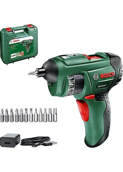 Bosch Psr Select Cordless Screwdriver Freemans