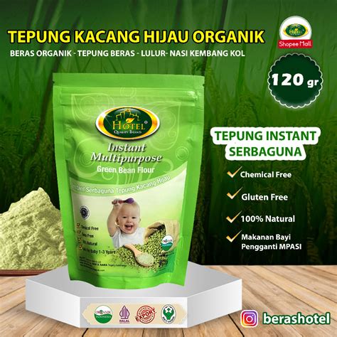 Jual Tepung Kacang Hijau Serbaguna Hotel Tepung Kacang Hijau Organik