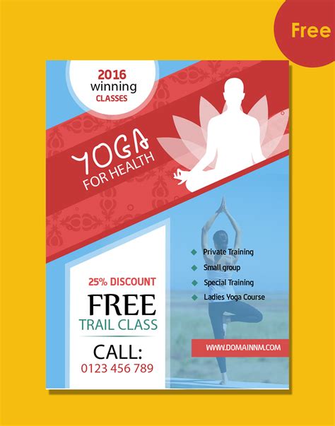 Yoga Brochure Templates