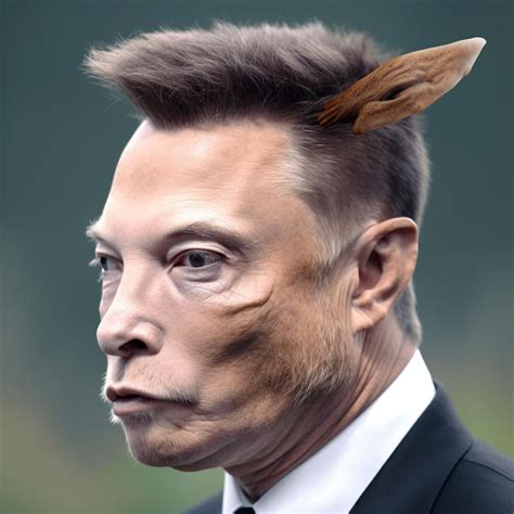 Elon Musketeer Elon Musk Deer Rweirddalle