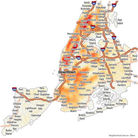 Bronx Map Neighborhood
