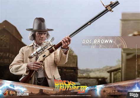 HK Batch Hot Toys Back To The Future Part III MMS617 Doc Brown Deluxe 1 6 Scale Action Figure