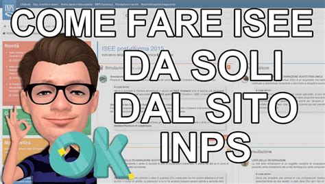 Come Compilare DSU E Fare ISEE Da Soli Dal Sito INPS Tutorial More