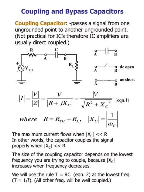 PPT Coupling And Bypass Capacitors PowerPoint Presentation Free