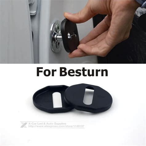 Pcs Lot Car Safety Sticker Door Lock Buckle Cover Car Door Lock