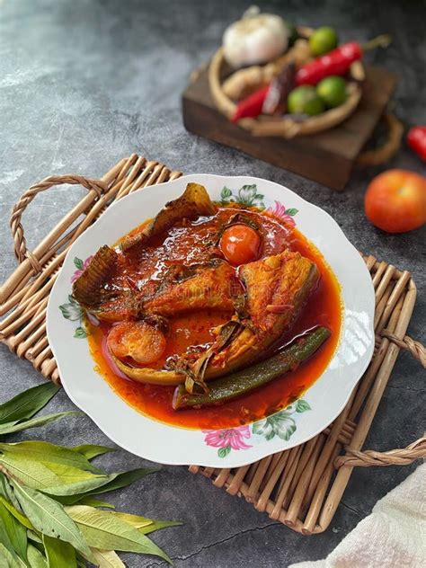 Asam Pedas Ikan Stock Photo Image Of Ikan Spicy Stingray 217136220