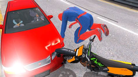 Brutal Motorcycle Spiderman Ragdolls Gta Iv 38 Euphoria Physics