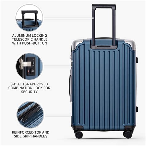 Level Grace Ext Carry On Luggage Airline Approved Expandable