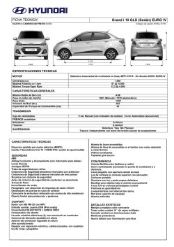 Ficha técnica Hyundai Grand i10 Hatchback